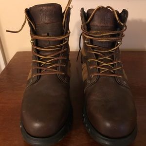 Polo Ralph Lauren Diego Leather Boots Size 9.5